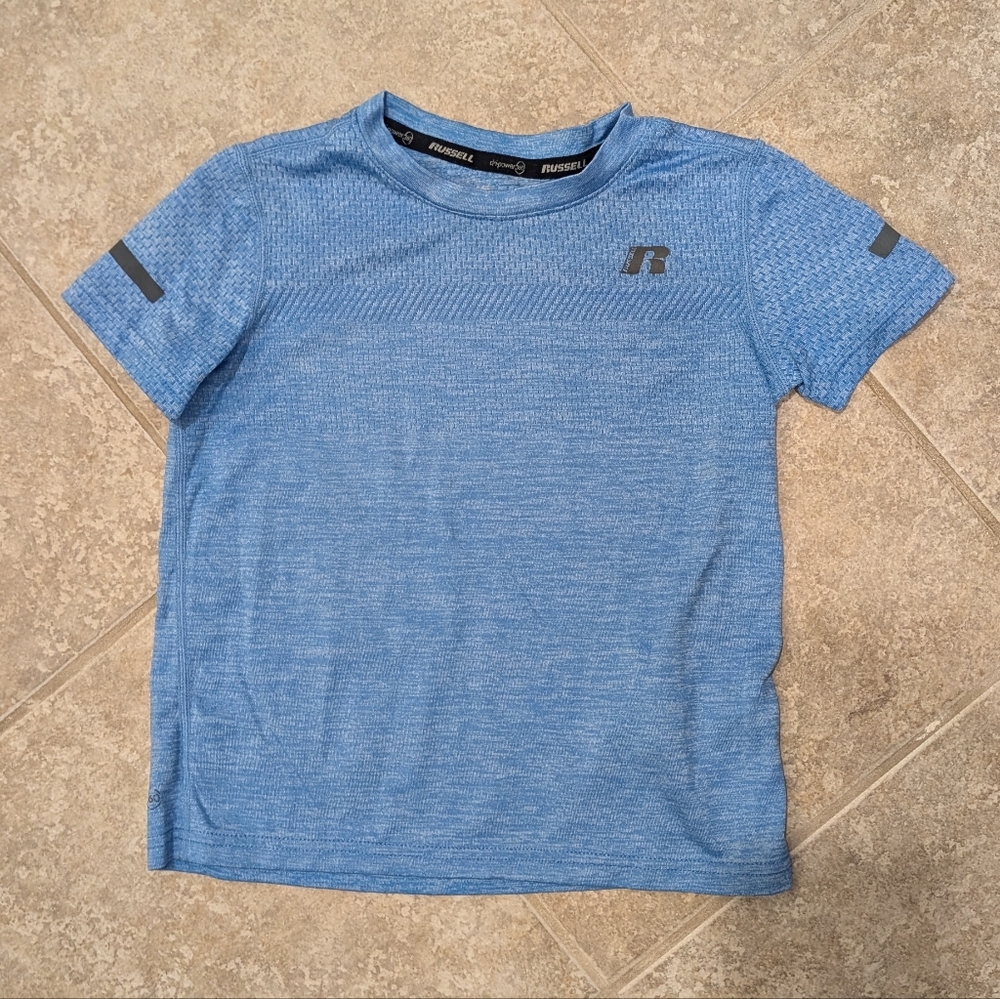 Russell Athletic Heather Blue Kids Tee ✨$4 Bundle Add-on!✨